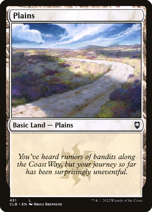 Plains — Commander Legends: Battle for Baldur's Gate #451, art by Bruce Brenneise