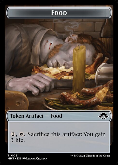 Food — Modern Horizons 3 Tokens #31, art by Leanna Crossan