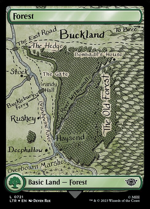 Forest — The Lord of the Rings: Tales of Middle-earth #721, art by Deven Rue