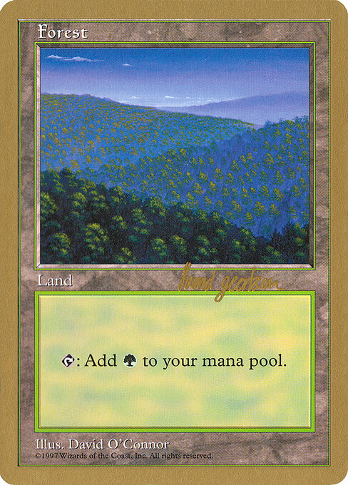 Forest — World Championship Decks 1997 #sg447, art by David O'Connor