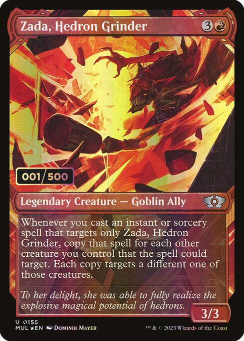 Zada, Hedron Grinder — Multiverse Legends #155z, art by Dominik Mayer