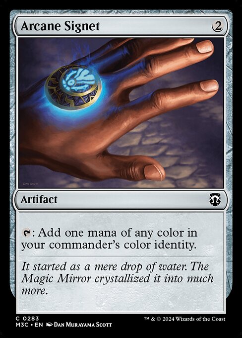Arcane Signet — Modern Horizons 3 Commander #283, art by Dan Murayama Scott