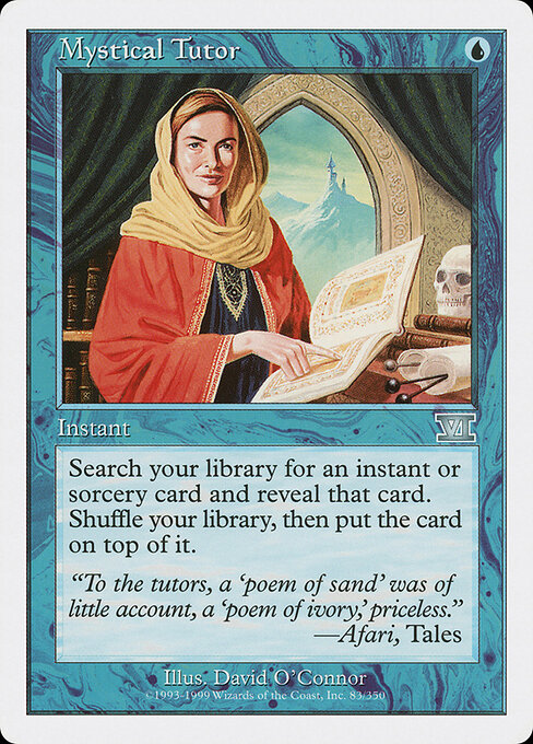 Mystical Tutor — Classic Sixth Edition #83, art by David O'Connor