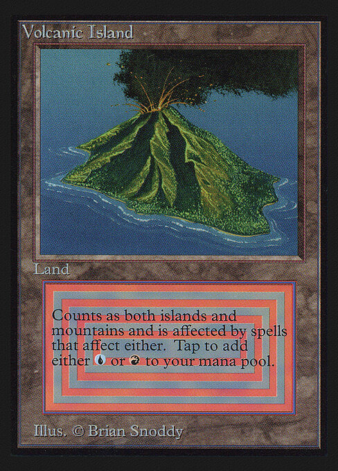 Volcanic Island — Intl. Collectors' Edition #287, art by Brian Snõddy