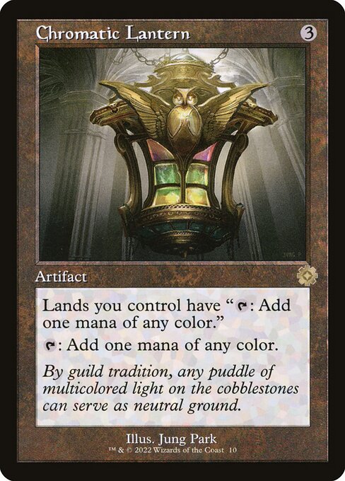 Chromatic Lantern — The Brothers' War Retro Artifacts #10, art by Jung Park