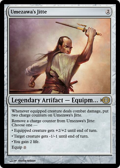Umezawa's Jitte — Magic Online Promos #36210, art by Svetlin Velinov
