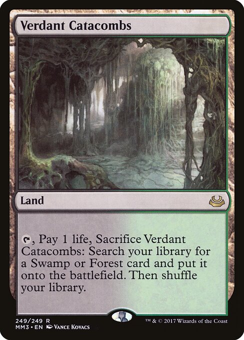 Verdant Catacombs — Modern Masters 2017 #249, art by Vance Kovacs