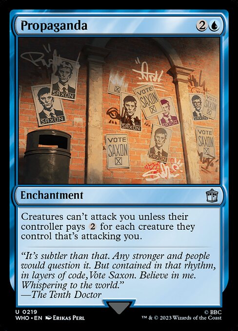 Propaganda — Doctor Who #219, art by Erikas Perl
