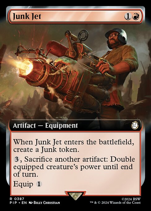 Junk Jet — Fallout #387, art by Billy Christian