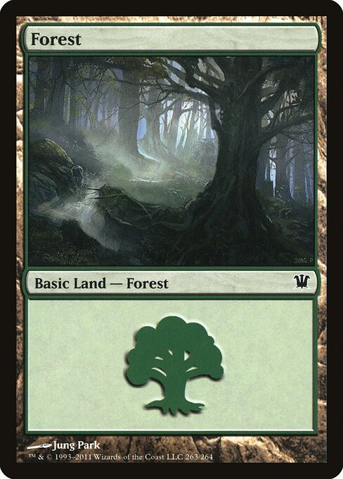 Forest — Innistrad #263, art by Jung Park