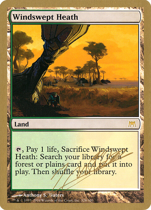 Windswept Heath — World Championship Decks 2004 #jn328, art by Anthony S. Waters