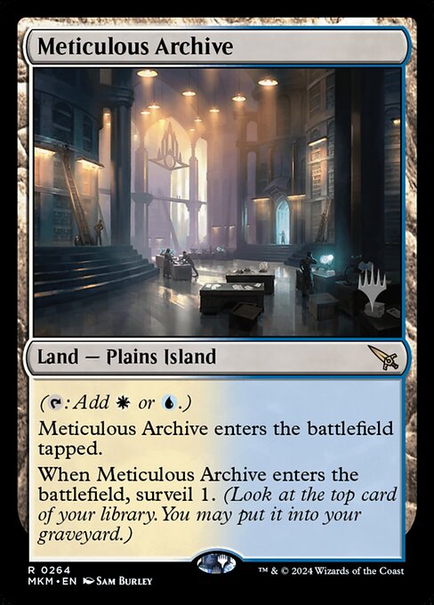 Meticulous Archive — Murders at Karlov Manor Promos #264p, art by Sam Burley
