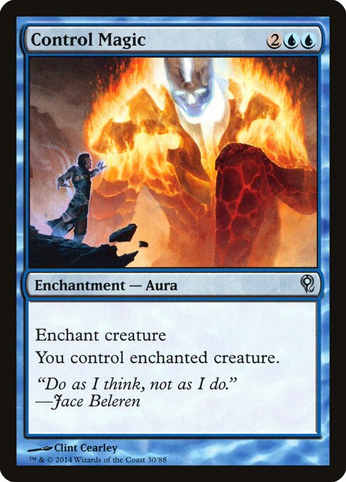 Control Magic — Duel Decks: Jace vs. Vraska #30, art by Clint Cearley