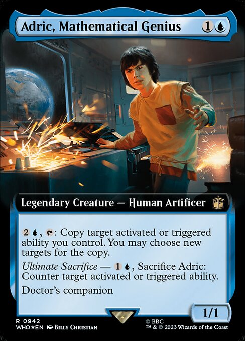 Adric, Mathematical Genius — Doctor Who #942, art by Billy Christian
