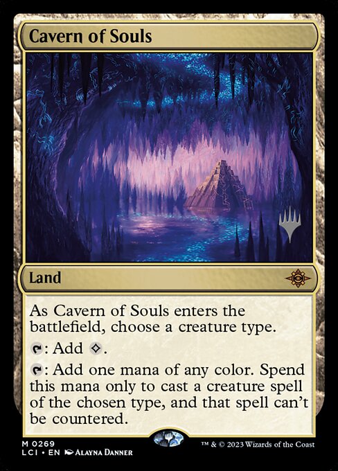 Cavern of Souls — The Lost Caverns of Ixalan Promos #269p, art by Alayna Danner