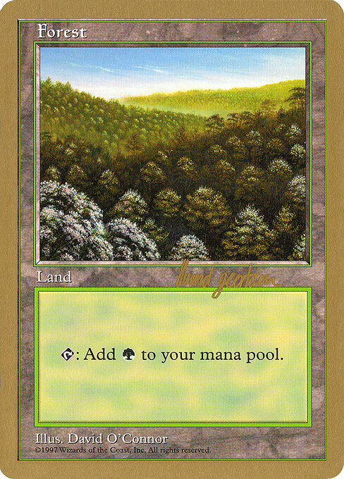 Forest — World Championship Decks 1997 #sg446, art by David O'Connor