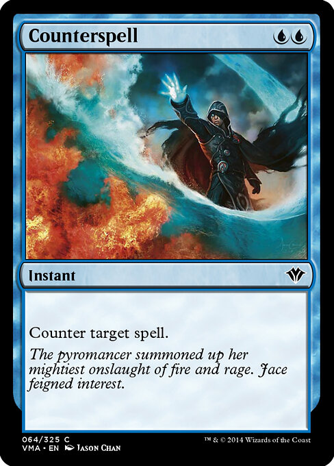 Counterspell — Vintage Masters #64, art by Jason Chan