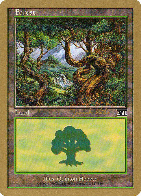 Forest — World Championship Decks 2000 #jk347, art by Quinton Hoover