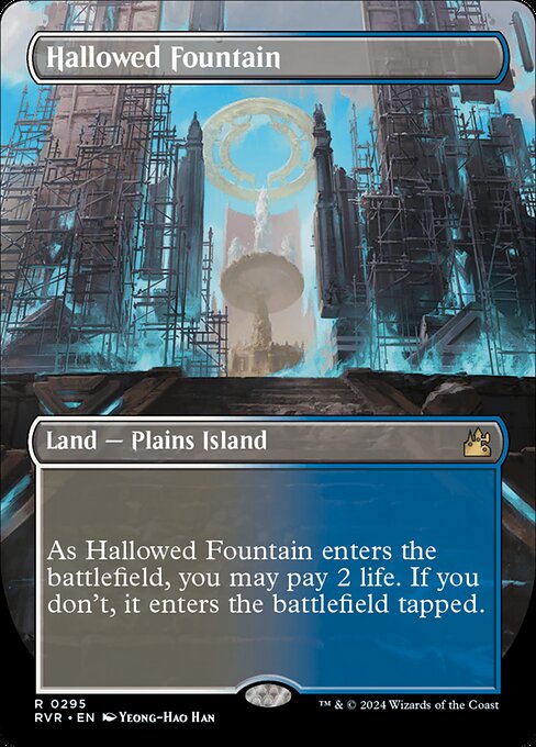 Hallowed Fountain — Ravnica Remastered #295, art by Yeong-Hao Han