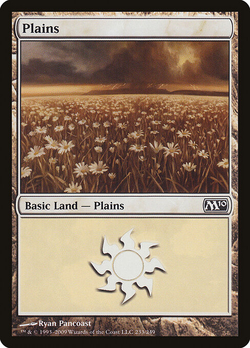 Plains — Magic 2010 #233, art by Ryan Pancoast