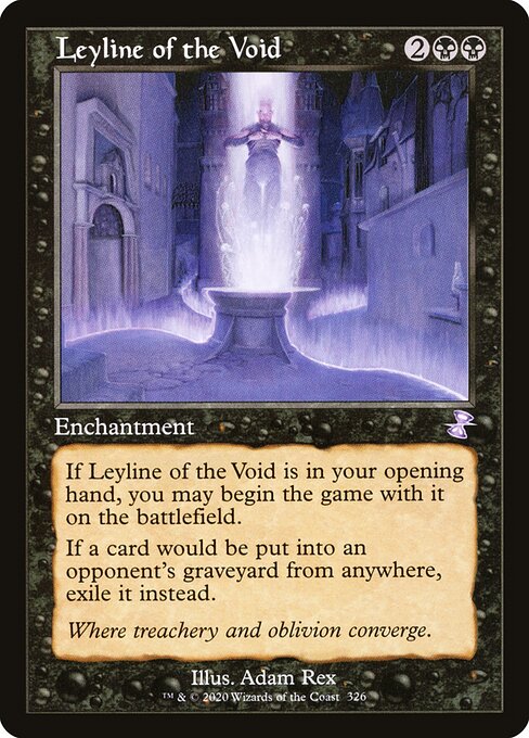 Leyline of the Void — Time Spiral Remastered #326, art by Adam Rex