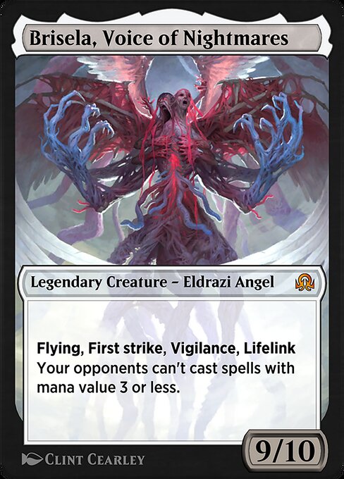 Brisela, Voice of Nightmares — Shadows over Innistrad Remastered #17b, art by Clint Cearley
