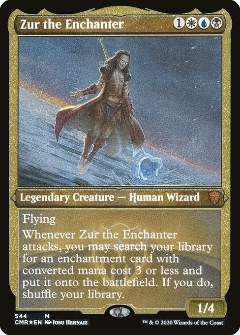 Zur the Enchanter — Commander Legends #544, art by Josu Hernaiz