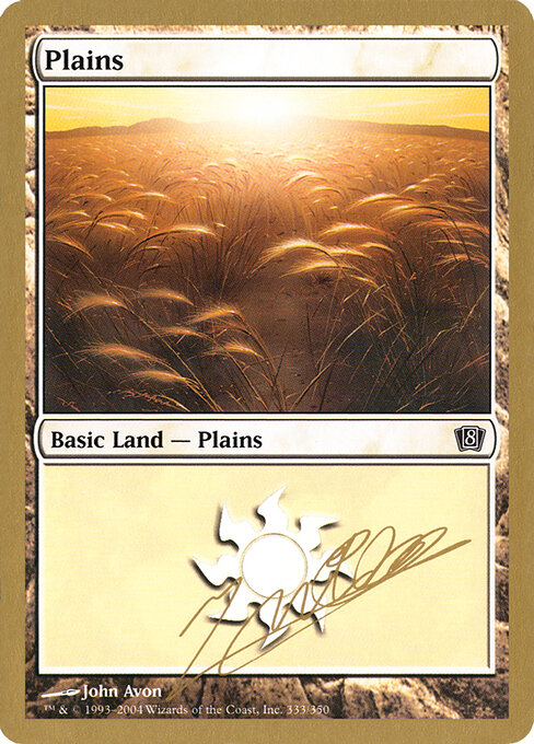 Plains — World Championship Decks 2004 #jn333, art by John Avon