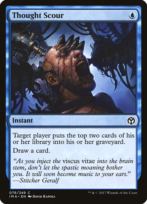 Thought Scour — Iconic Masters #76, art by David Rapoza