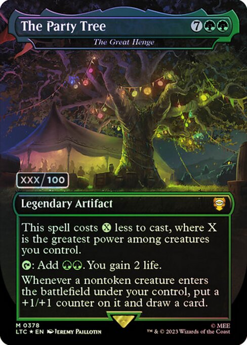 The Great Henge — The Party Tree — Tales of Middle-earth Commander #378z, art by Jeremy Paillotin