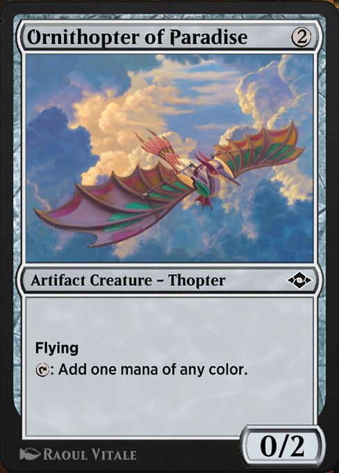 Ornithopter of Paradise — Jumpstart: Historic Horizons #753, art by Raoul Vitale