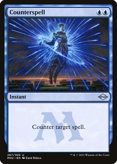 Counterspell — Modern Horizons 2 #267, art by Zack Stella