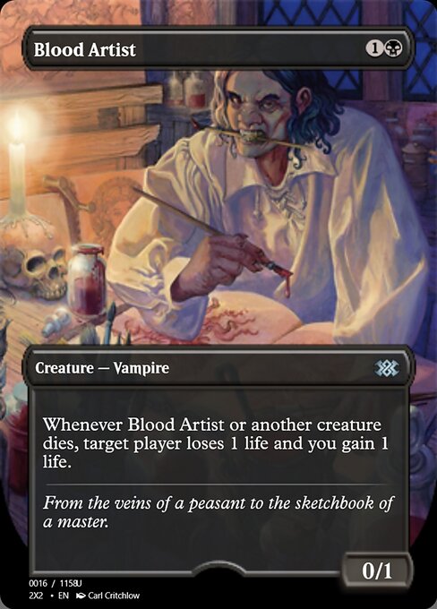 Blood Artist — Magic Online Promos #102245, art by Carl Critchlow