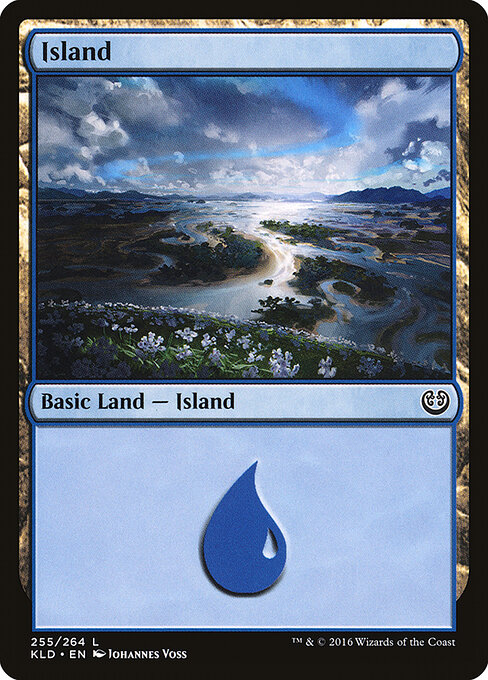 Island — Kaladesh #255, art by Johannes Voss