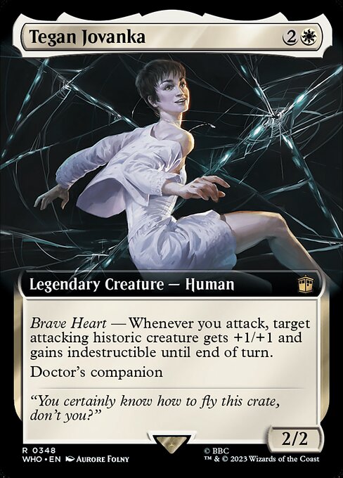 Tegan Jovanka — Doctor Who #348, art by Aurore Folny