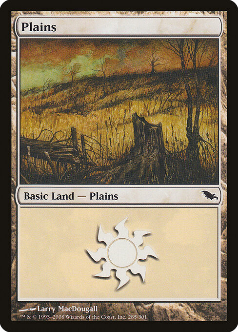 Plains — Shadowmoor #285, art by Larry MacDougall
