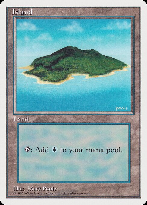 Island — Rivals Quick Start Set #55, art by Mark Poole