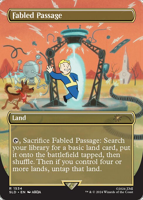 Fabled Passage — Secret Lair Drop #1534, art by AKQA