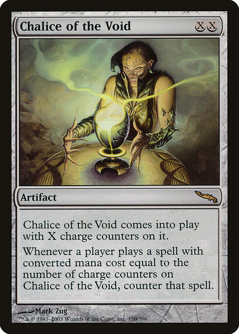 Chalice of the Void — Mirrodin #150, art by Mark Zug