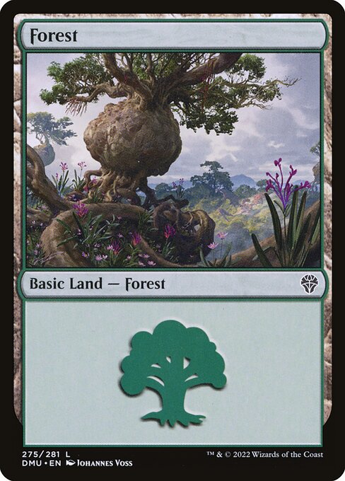 Forest — Dominaria United #275, art by Johannes Voss