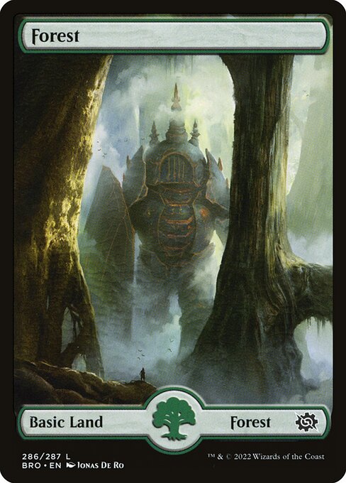 Forest — The Brothers' War #286, art by Jonas De Ro