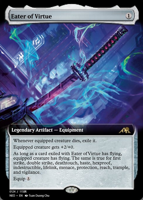Eater of Virtue — Magic Online Promos #98111, art by Tuan Duong Chu