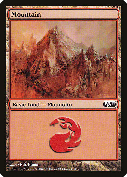 Mountain — Magic 2011 #244, art by Nils Hamm