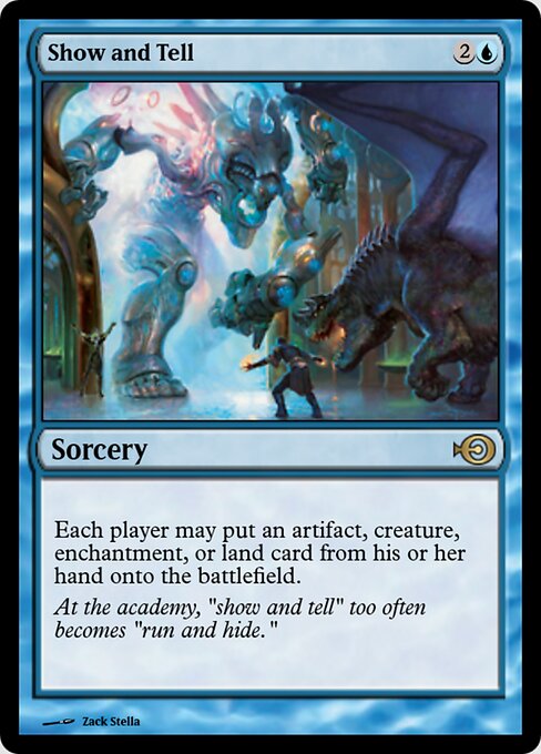 Show and Tell — Magic Online Promos #46930, art by Zack Stella