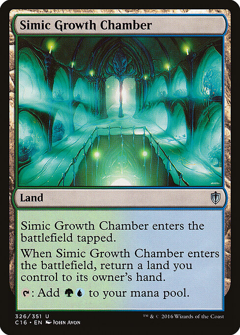 Simic Growth Chamber — Commander 2016 #326, art by John Avon