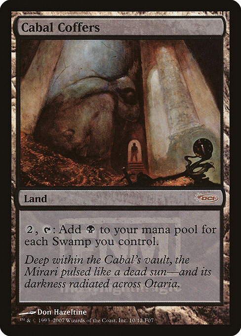 Cabal Coffers — Friday Night Magic 2007 #10, art by Don Hazeltine