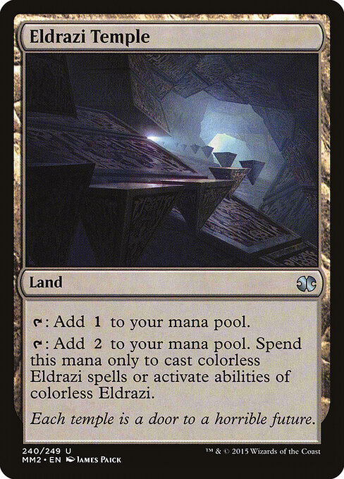 Eldrazi Temple — Modern Masters 2015 #240, art by James Paick