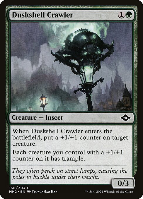 Duskshell Crawler — Modern Horizons 2 #156, art by Yeong-Hao Han