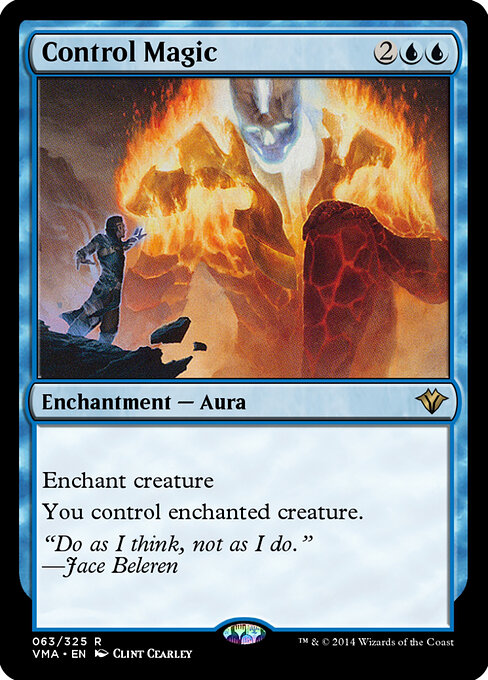 Control Magic — Vintage Masters #63, art by Clint Cearley