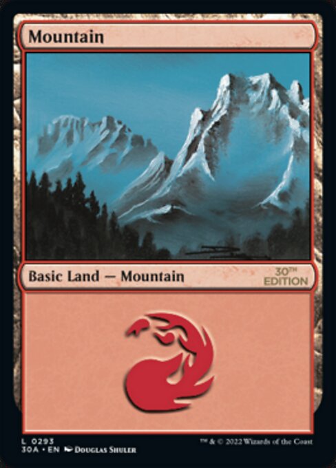 Mountain — 30th Anniversary Edition #293, art by Douglas Shuler